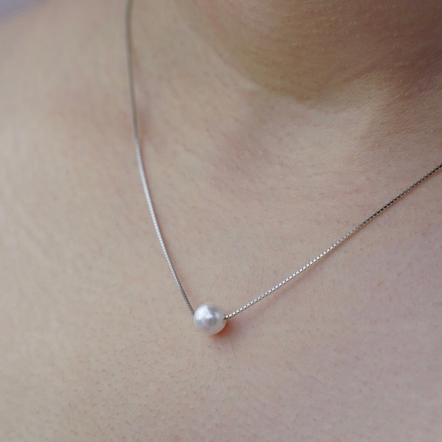 Single Pearl Necklace
