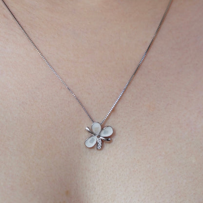 Pearl Petal Necklace & Earrings