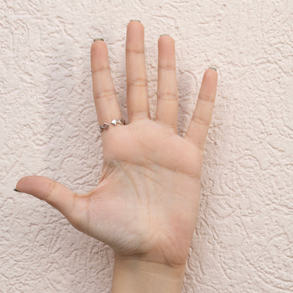 Diamond Edge Adjustable Ring