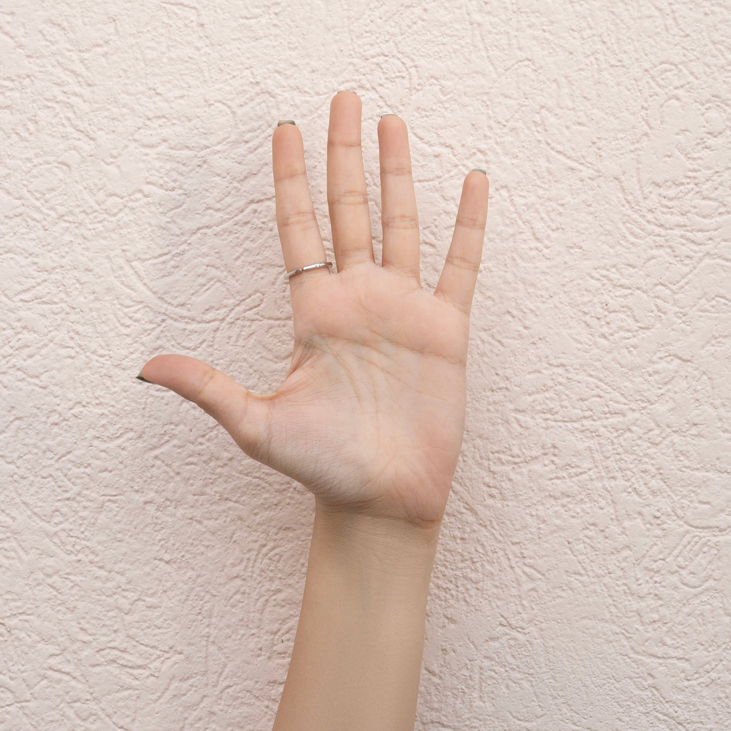 Leaf Engraved Adjustable Ring