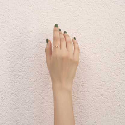 Infinity Dot Adjustable Ring