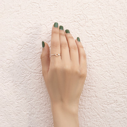 Infinity Dot Adjustable Ring