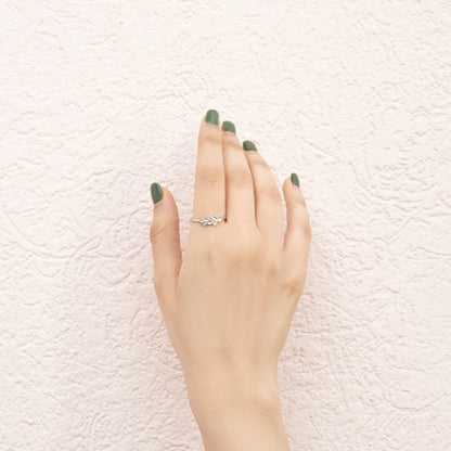 Leaf Vine Adjustable Ring