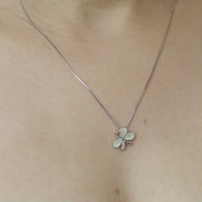 Pearl Petal Necklace & Earrings